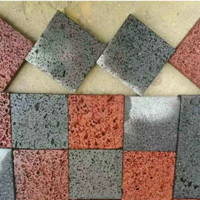 Fekete természetes vulkáni csempe